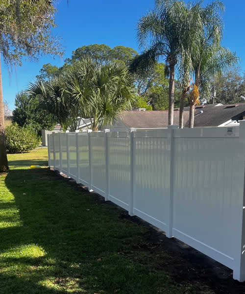 Vinyl Fence Installation in Central Florida