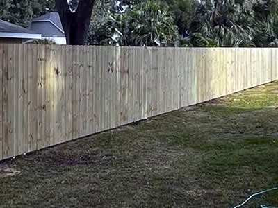Wood Fencing Installation